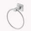 Ensemble d'accessoires de salle de bain mural 2 pièces avec anneau à serviette, porte-papier hygiénique en nickel brossé-121793962