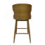 Ensemble de 2 tabourets de bar style nordique Mid-Century
