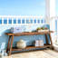 Canapé à 2 niveaux, console, table d'appoint-225580329