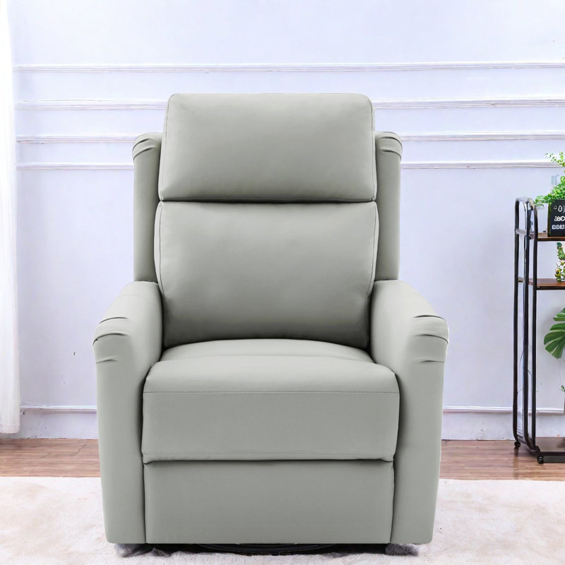 Fauteuils inclinables confort avec massage à 8 points, gris réglable pour la maison