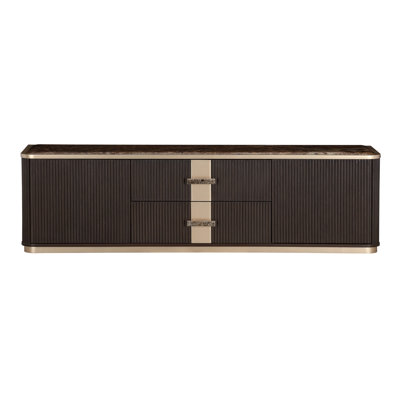 Cabinet média West Kensington - Espresso moyen