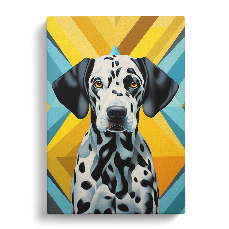 Dalmation Geometric - No Frame Print, 50cm H x 35cm W x 3cm D