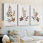 Feuilles d'automne I - Toile tendue avec châssis sur mesure - 3 pièces-967773625