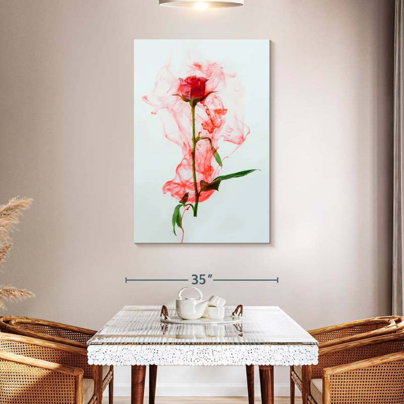 Harnek Rose Underwater, 48" H x 32" W