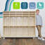 Casier mobile à 10 sections - assemblé