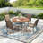 Round Outdoor Dining Table-1992480455