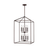 Ellis 8 - Light Dimmable Lantern Square / Rectangle Chandelier