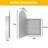 Recessed & Surface Mount Medicine Cabinet With Arch Mirror, Adjustable Shelves And Soft-close Buffer Hinges-1909476820