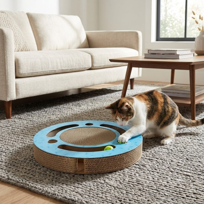 Jouet à griffer pour chats d'intérieur, Blue