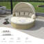 Ensemble de canapé modulaire d'extérieur rond Patio Furniture-785850510-785850509