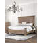 Mobilier de chambre à coucher formel traditionnel en chêne patiné 1Pc-1680962482