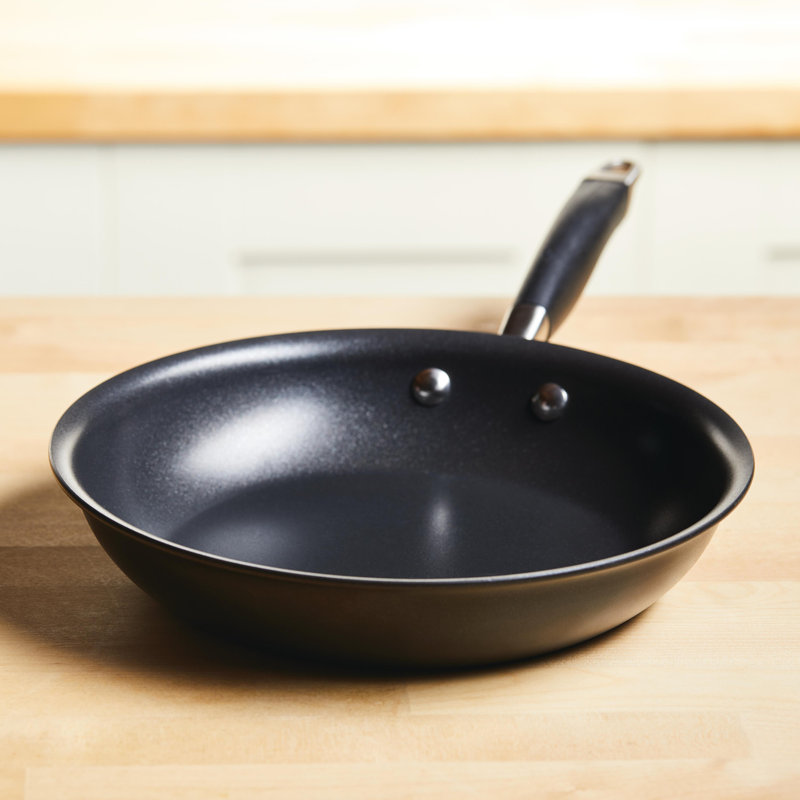 Anolon Advanced Home Hard Anodized Nonstick Frying Pan / Skillet, 10.25", Black
