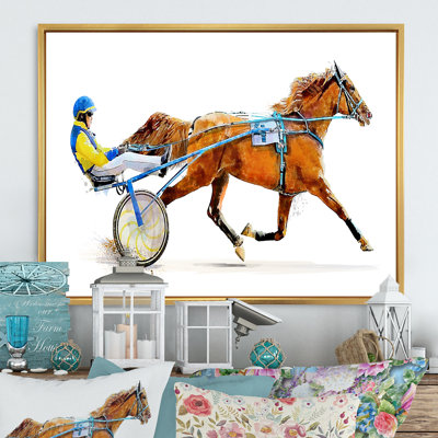 " Horse Race Competition Derby Trotter II "