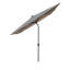 Solar Led Patio Umbrellas, Steel Frame, Modern Garden Shade