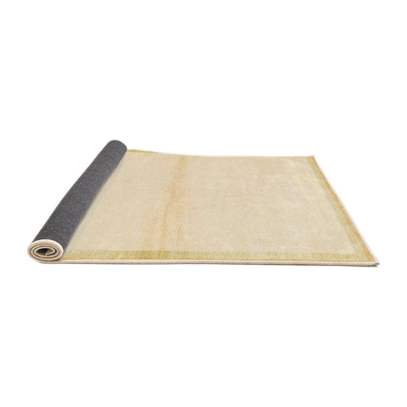 Tapis multicolore à motif abstrait Dejahn, Rond 8 pi