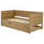 Lit de jour simple avec couchette Natural-1345201821