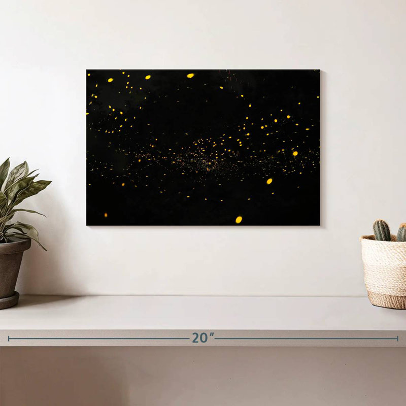 Crowle Night Fireflies, 8" H x 12" W