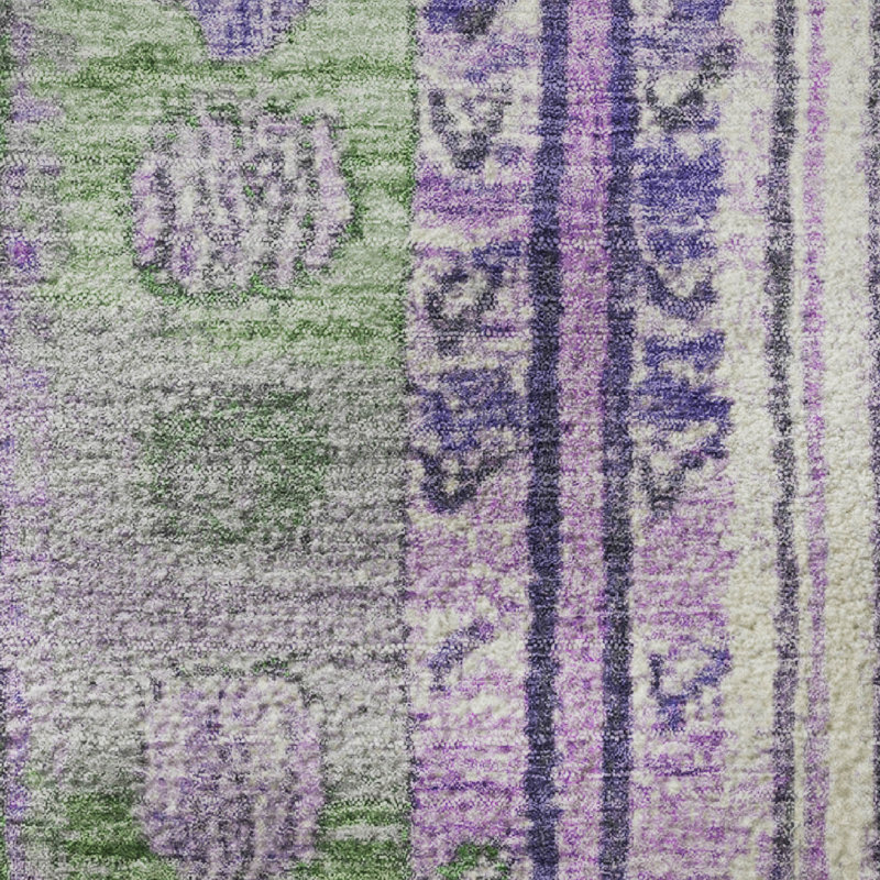 Premium Machine Washable Millbrook AMF1963 Stripes Rug, Rectangle 1'8" x 2'6"