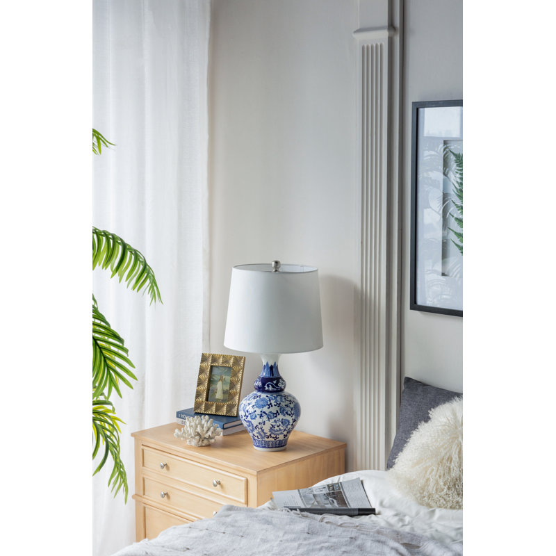 Bunion Ceramic Table Lamp, 27.6" H x 14 'W x 14" D