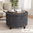 Button-Designed Upholstered Ottoman With Storage-855103899