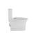 White Ceramic Toilet, 1.1/1.6 Elongated Comfort Height, & , Long-Lasting Close Seat T039wt Closely