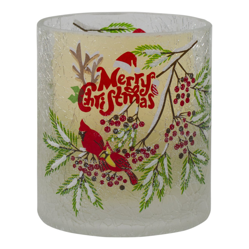 8'' H Glass Tabletop Candle Accessories