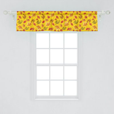 Multicolore ensemble de 2 cantonnières 54 po x 12 po Ambesonne