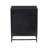 2-Drawer Solid Wood Nightstand with Cane Fronts-1563262683
