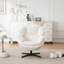 Fauteuil d'appoint pivotant rembourré et capitonné-139374659