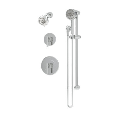 Dia HydroMersion Double Handle Shower System with Hand Spray