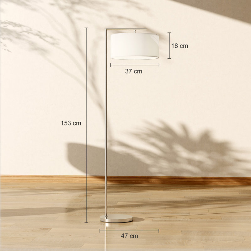 153cm Powder Coated Traditional Floor Lamp