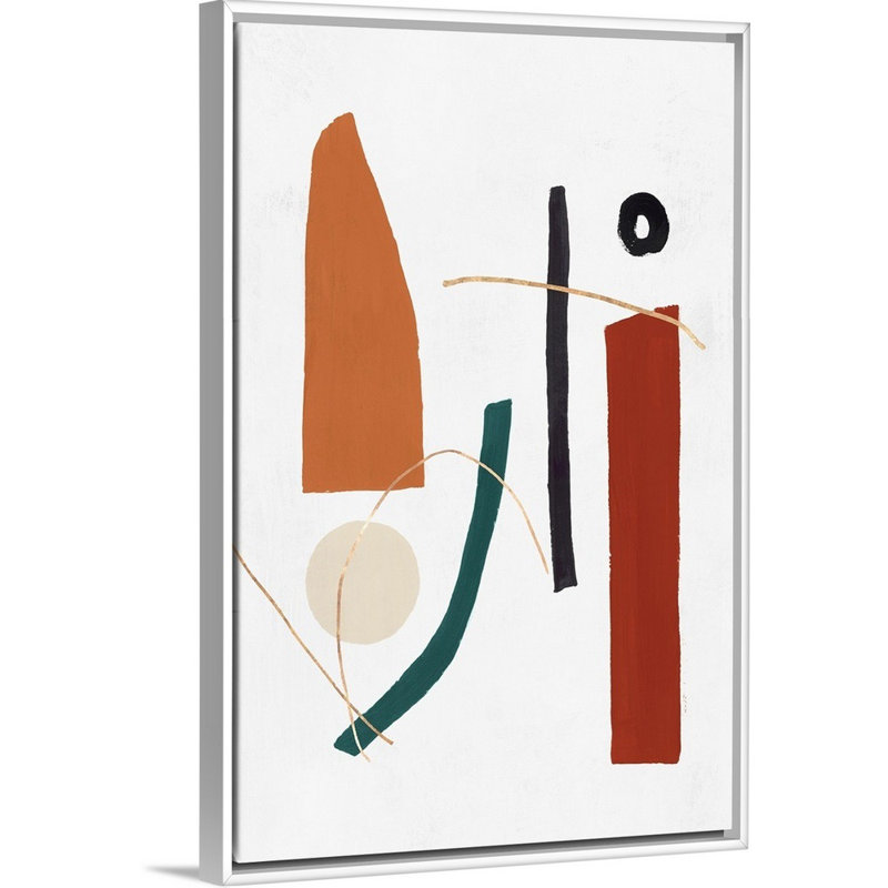Reproduction d’art sur toile, "precision I" par PI studio, H 32 po x l 22 po x P 1,75 po, Toile blanche encadrée