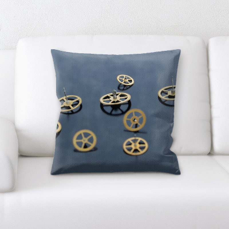 Microsuede Reversible Throw Pillow