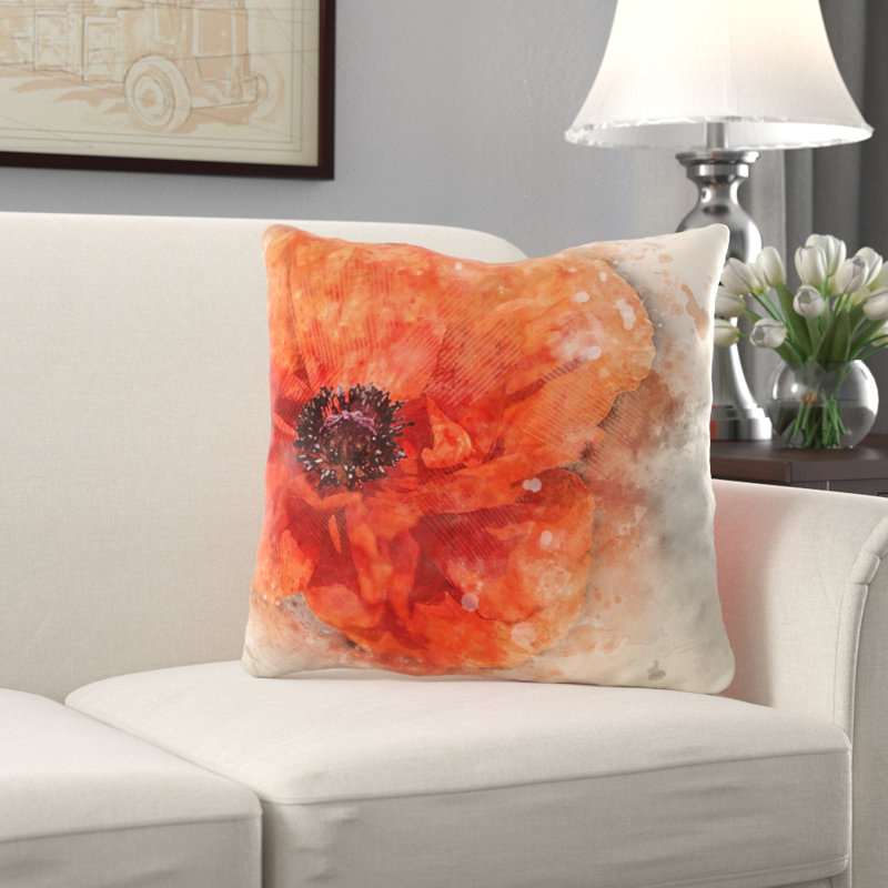 Coussin Poppy, Microsuède, Intérieur