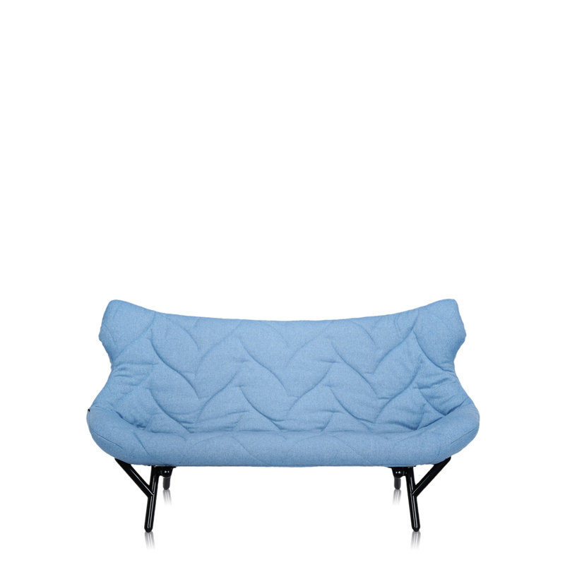 Foliage Loveseat, Black, Pink Velvet