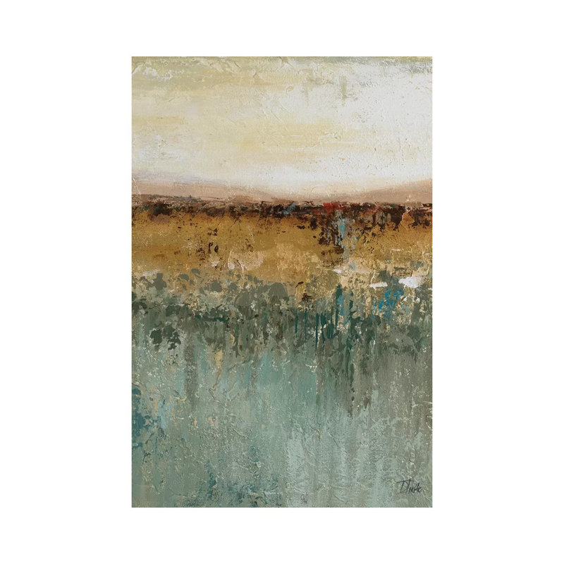 « Antique Contemporary II » par Patricia Pinto, reproduction d’art, Toile tendue, Pas de tapis, H 12 po x l 8 po x P 0,75 po