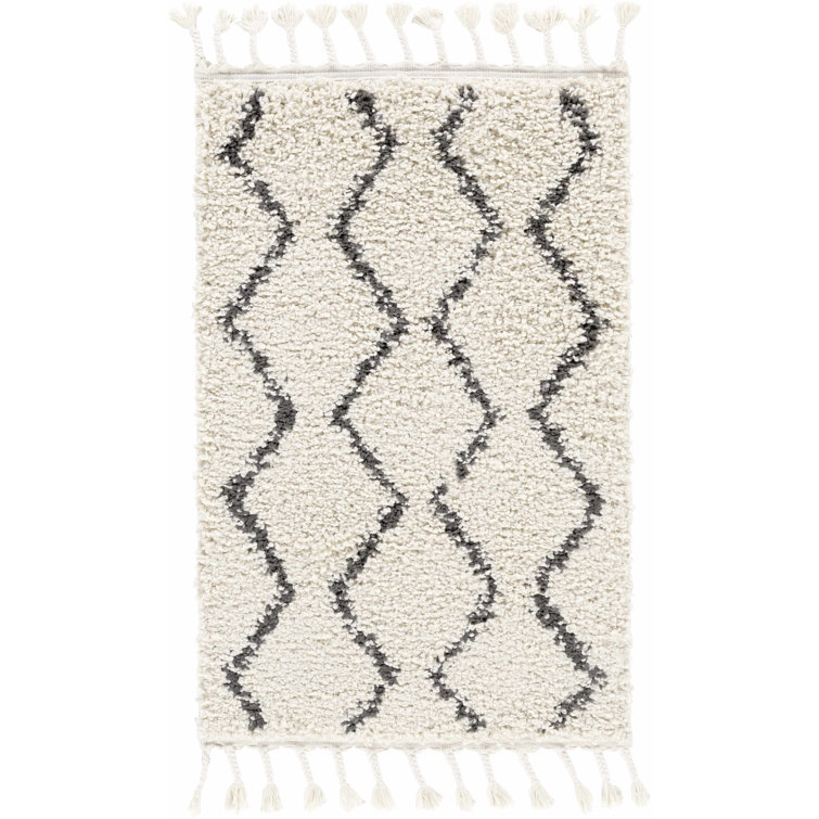 Tapis crème / noir Adeeva