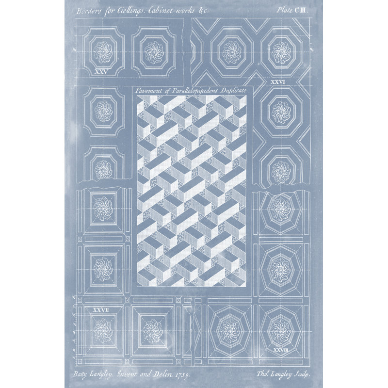 Elements For Design I by Langley - Wrapped Canvas Print, 46cm H x 30cm W 