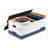 FastFold Stor/File Lid Box, Legal, 15 x 24 x 10, White/Blue, 4/Ctn