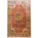 Red Alchemy Traditional Silk Rug - 9'7"" x 15'8""