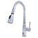 FlowCurve 1.5 in Centerset Touch Free Sensor Kitchen Faucet without Deckplate in Polished Chrome