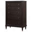 Commode 5 tiroirs Brun Niguel
