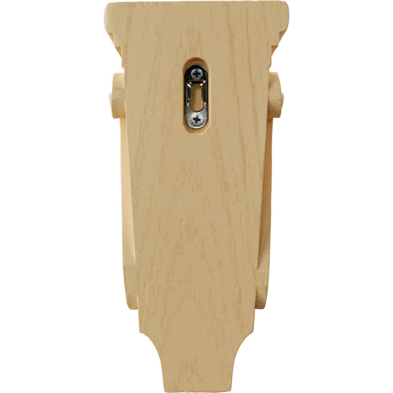 Small Acanthus Pilaster Wood Corbel, Maple