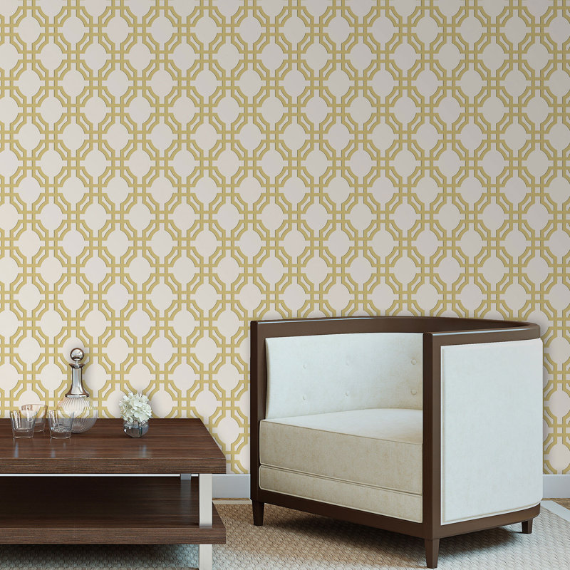 Kasota 10.05m x 53cm Matte Paste the Wall Wallpaper Roll, Gold
