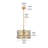 Sybil 3 - Light Dimmable Drum Chandelier-463377940