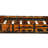 Rustic Lodge Fabric Flush Mount
