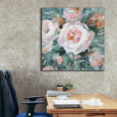 «Glimpses Of Roses 3» par Danhui Nai, art mural sur toile