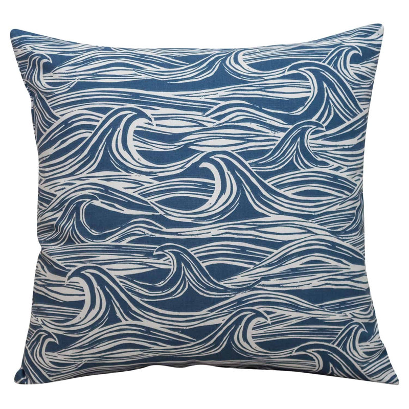 Blue Cushion, Synthetic filled, 43x43cm