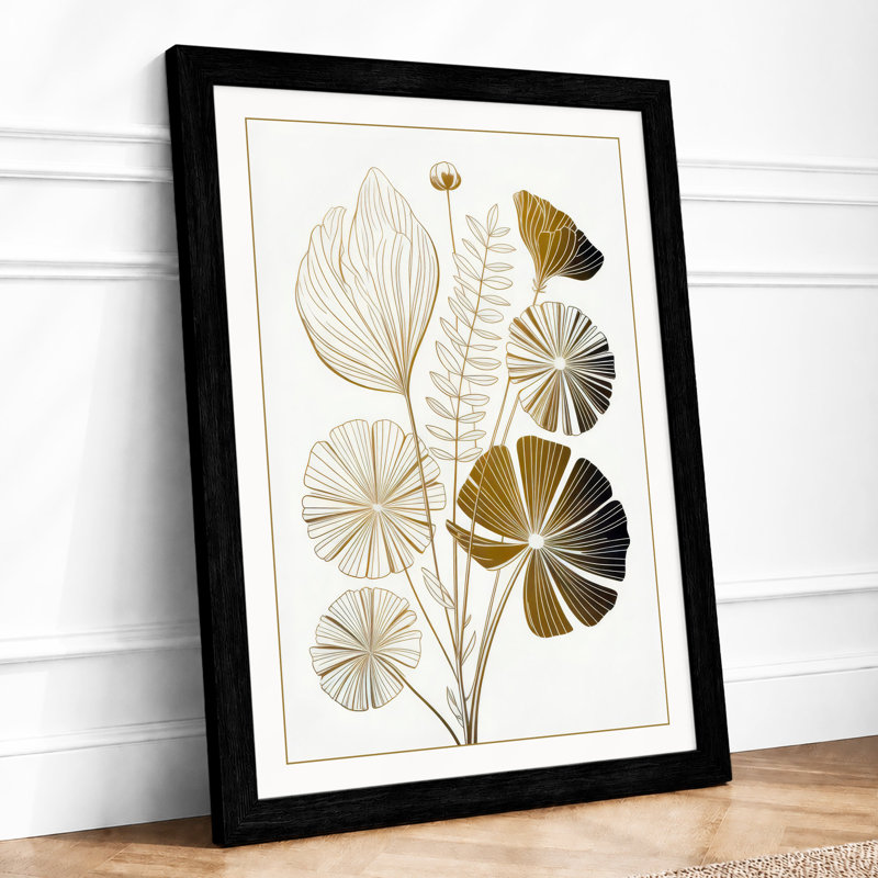 Arrangement Botanical - Print, A1 - 84.1 x 59.4 cm, Black