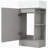 18.6 " W Wall Mounted Wall Mounted 1 Single Vanity Bathroom Vanity With Ceramic Top-230820538